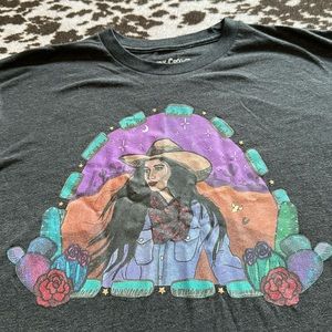 Gray Graphic Short Sleeve Tee